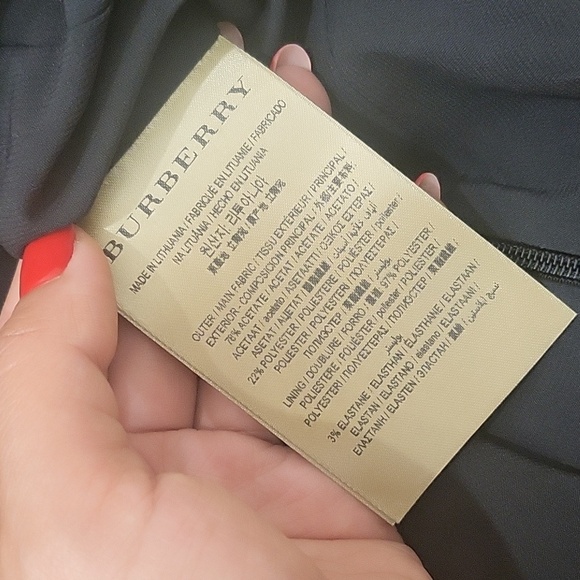 14. NWT BURBERRY LONDON SCOOP NECK KNEE LENGTH DRESS SIZE US 8 - Picture 12 of 12